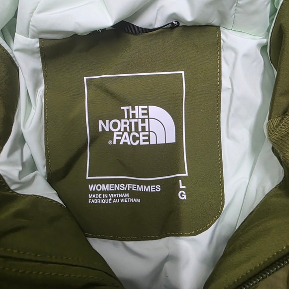 $350 The North Face Womens Forest Olive Down Parka Hooded Large NFOA87XGPB-L - Picture 4 of 8